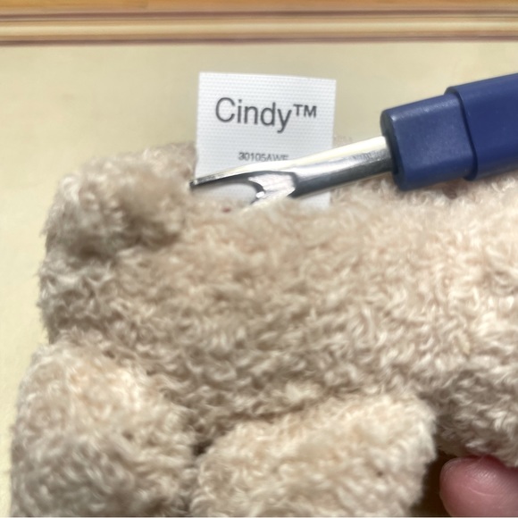 1 BRAND NEW GUND MINI CINDY PLUSH BEAR ORNAMENT TOY APPROX 4” PRICE FIRM - Picture 7 of 15